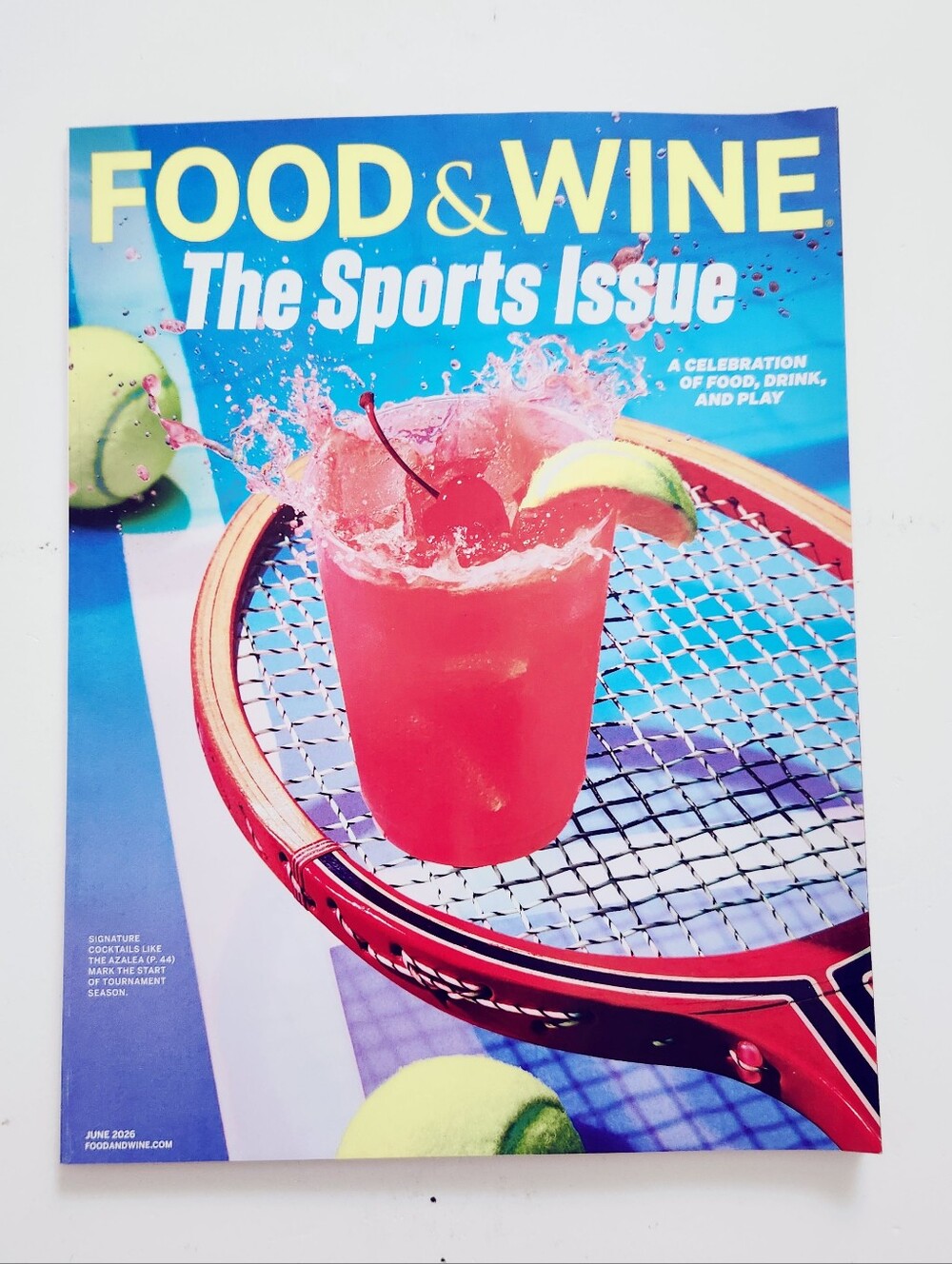 🍭7/$15 Food & Wine Magazine June 2026 The Sports Issue
